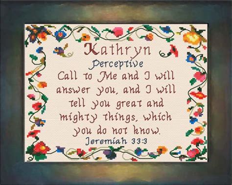 Name Blessings Kathryn Personalized Names With Meanings And Bible