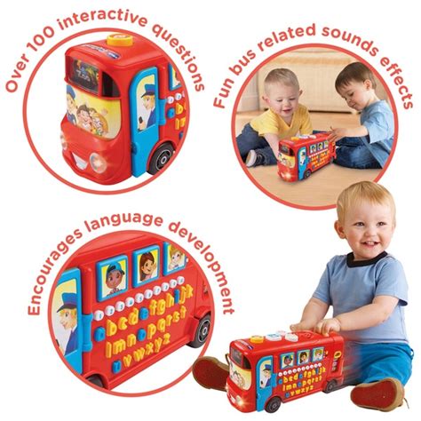 Vtech Playtime Bus With Phonics Smyths Toys Uk