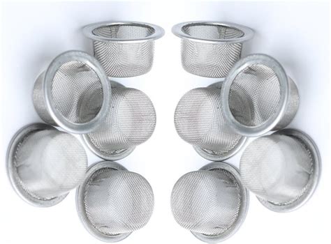 10 Pcs 12 Inch Crystal Tobacco Pipe Screens Stainless Steel Mental Screen Filter