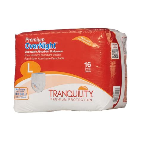 Tranquility Premium Overnight Absorbent Underwear Disposable Adult