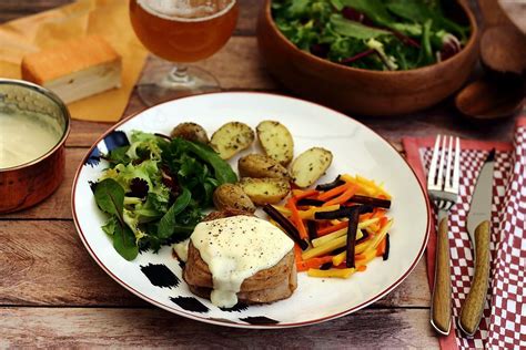 Grenadin De Veau Sauce Maroilles Amandine Cooking