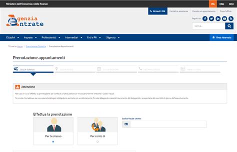 Agenzia Delle Entrate Prenotazione Appuntamento Online Nuovo Servizio