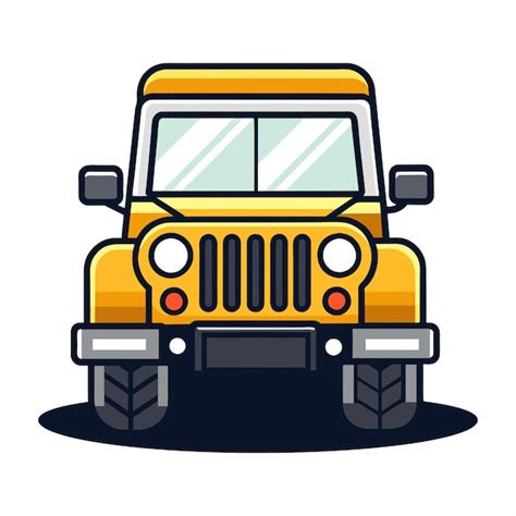 Premium Vector Vector Offroad Car Drawing With Color