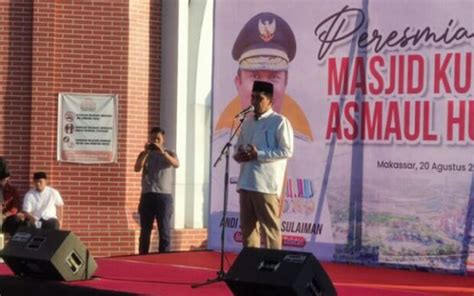 Masjid Kubah 99 Asmaul Husna Diresmikan Gubernur Sulsel Moeslim Id