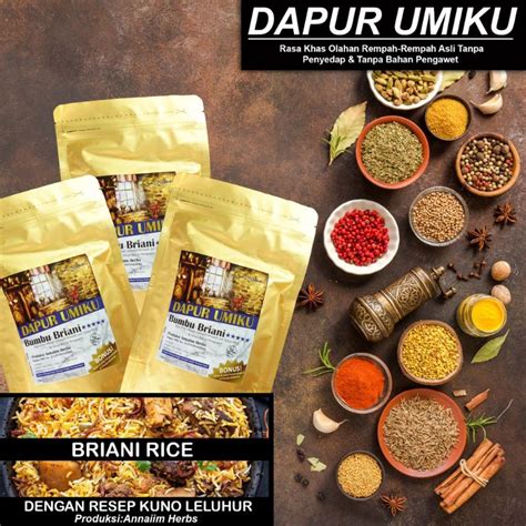 Jual Bumbu Tradisional Rempah Kering Halus Dapur Ala Asli Khas Timur