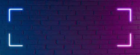 Twitch Profile Banner Neon Brick Background Cyberpunk Twitch