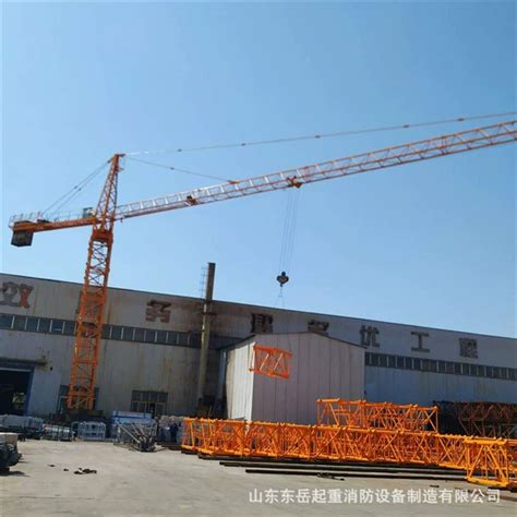 Dongyue Brand Tower Crane Qtz Ton Crane With A Boom Length