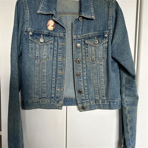 Topshop Vintage Denim Jacket Size 10 Topshop Depop
