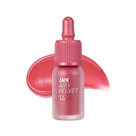 Lip Tint Ink Airy Velvet 14 Rosy Pink Elinda