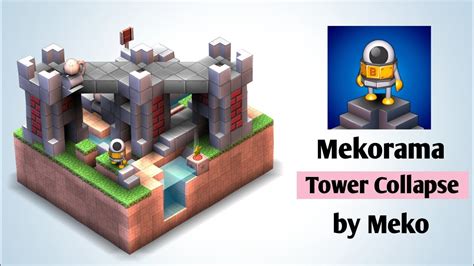 Mekorama Tower Collapse By Meko Shiny Youtube