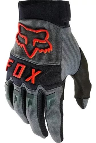 Luvas De Motocross Fox Racing Dirtpaw Ce Cinza Laranja Tamanho M