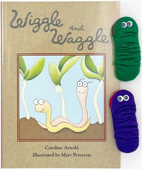 Finger Puppets And Book For Wiggle And Waggle Artfelt