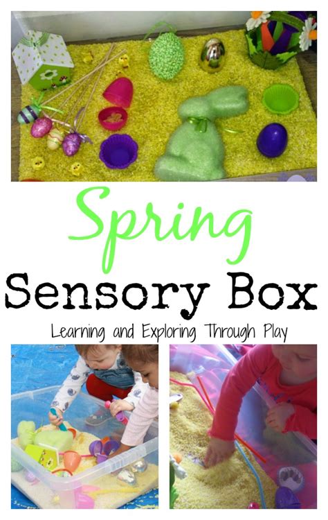 Learning And Exploring Through Play Spring Sensory Box