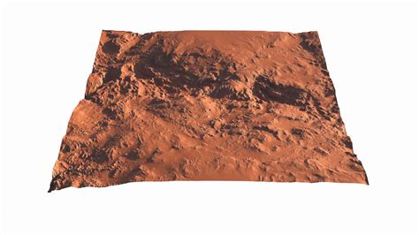 3D Mars Terrain Model - TurboSquid 2160575