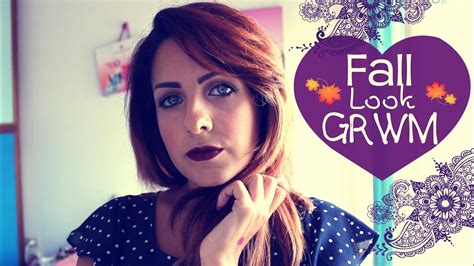 ♥ Grwm Fall Makeup Look Giambattista Valli Mac Dark Lips ♥ Eugenie ♥