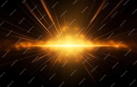 premium photo  bright light   dark