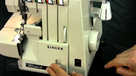 Overview Singer Serger Overlock Sewing Machine Free Sample Youtube