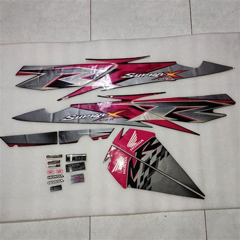 Jual Stiker Stripping Striping Decal Graphic Honda Supra X R Dd