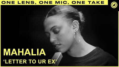 Mahalia Letter To Ur Ex Live One Take The Eye Sessions Youtube