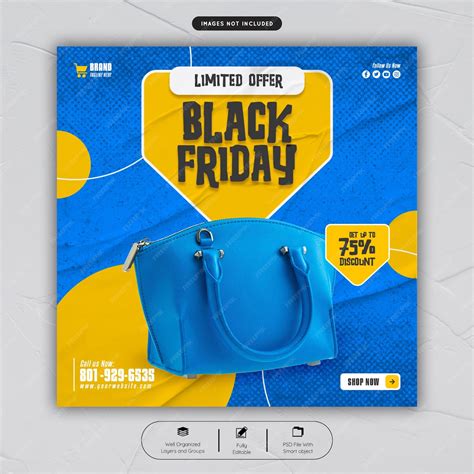 Premium Psd Black Friday Sale Social Media Post Banner Template