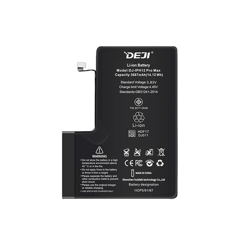 Ripley BATERIA PARA IPHONE 12 PRO MAX DEJI IC ORIGINAL 3687MAH