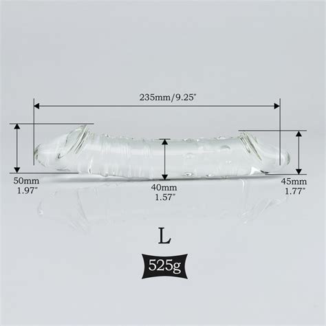 Super Huge Glass Dildodouble Headed Crystal Dildorealistic Etsy