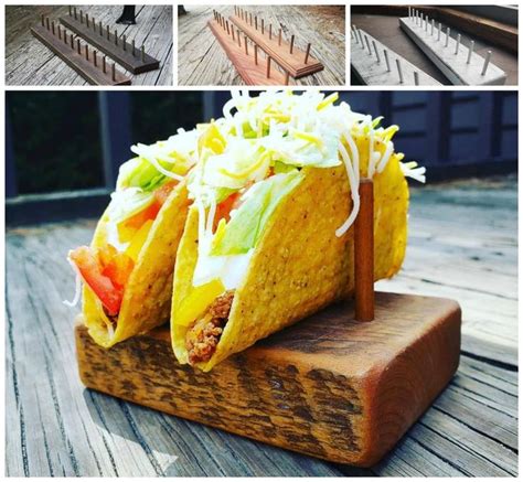 Taco Stands Wedding Taco Station Handcrafted Taco Holders Etsy Taco