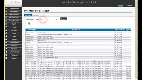 Medical Inventory Management Quickly Receive Stock Youtube