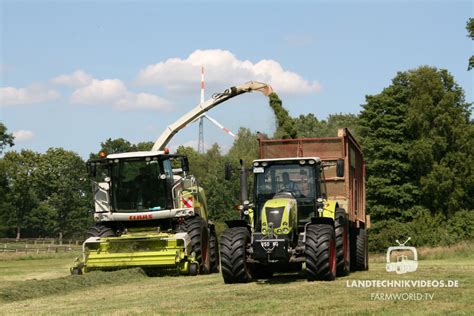 Claas Jaguar 980 Grashäckseln LU Piening farmworld tv