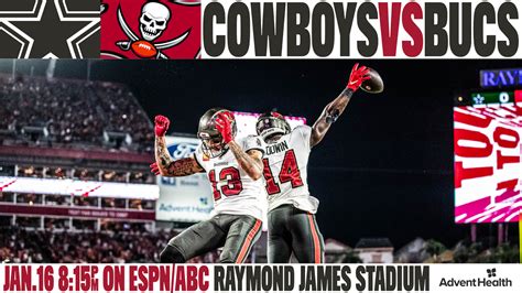 Dallas Cowboys vs. Tampa Bay Buccaneers - Wild Card Round 2022-2023 NFC ...