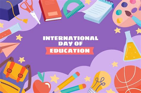 Free Vector Background For International Day Of Education