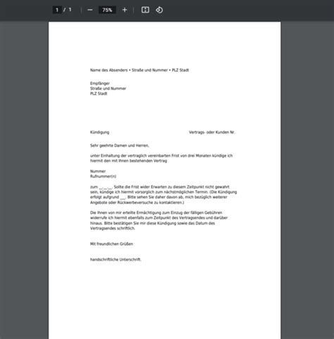 kuendigungsschreiben mobilfunkvertrag erfolgreich kuendigen