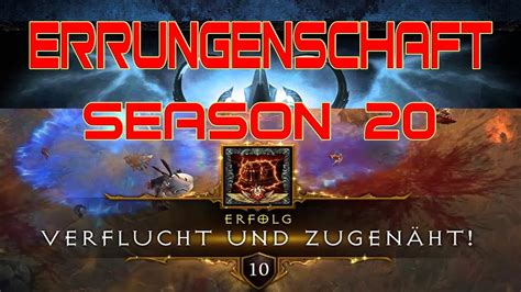 Diablo Season Saisonreise Errungenschaft Verflucht Und Zugen Ht