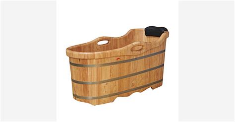 Wooden Japanese Soaking Tub , Round Wooden Japanese Soaking Tub ...