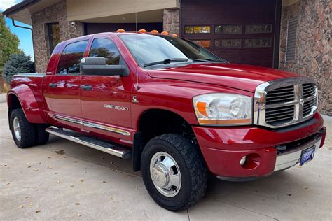 2006 Dodge Ram 3500 Hd Laramie Mega Cab Cummins Dually 4x4 For Sale On Bat Auctions Sold For