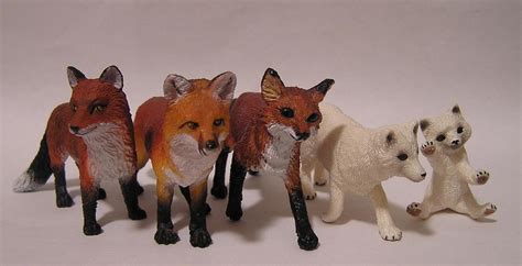 My Collection Of Plastic Fox Figurines By Action Figure Opera On Deviantart