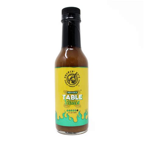 Puckerbutt Pepper Co Super Hot Pepper X Table Sauce Dr Burn Riums Hot Sauce Emporium