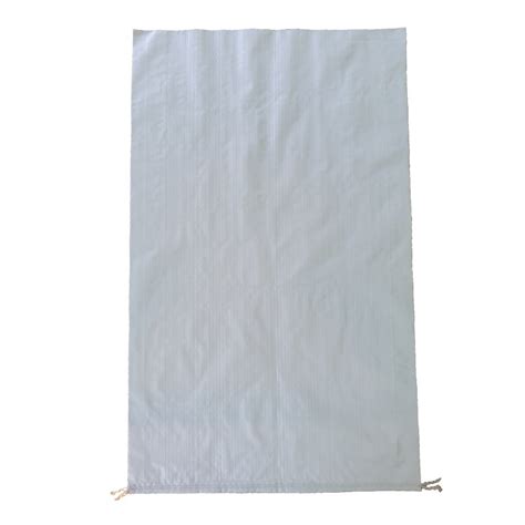 Polypropylene Rectangular White PP Laminated Woven Bag For Packaging