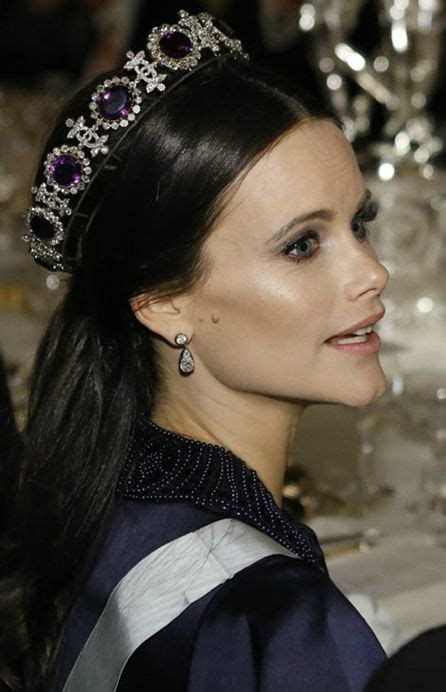 Princess Sofia Of Sweden Wearing The Amethyst Diamond Tiara Princess Sofia Of Sweden Royal