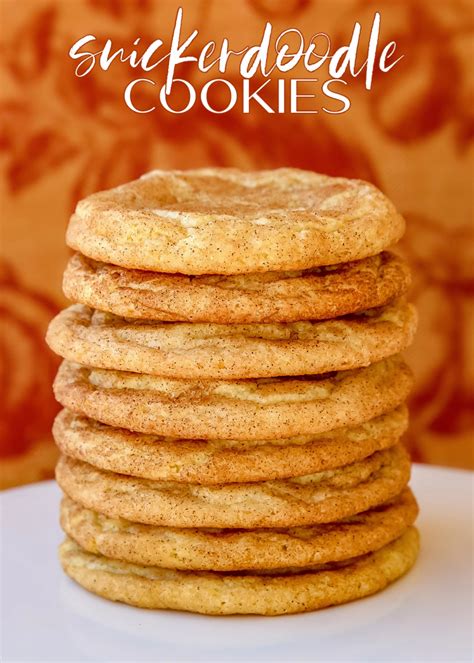 Perfectly Soft And Chewy Snickerdoodle Cookies With Slightly Crisp Golden E Chewy