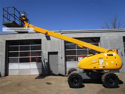 Haulotte Hb40 40 Ft Telescopic Diesel Boom Lift Awp Aerial Man Lift