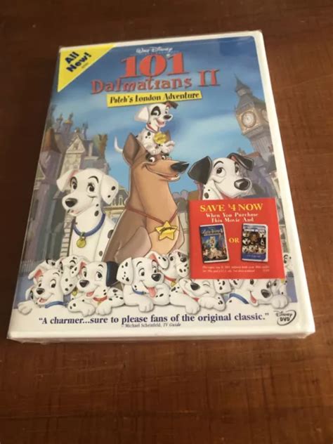 Walt Disney Dalmatians Ii Patchs London Adventure Dvds Sealed