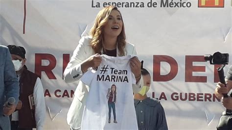 Al Mero Estilo Priista Marina Del Pilar Ávila Se Regista Como