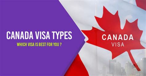 Canada Visa Types Which Visa Is Best For You [explained Everything] Frprom