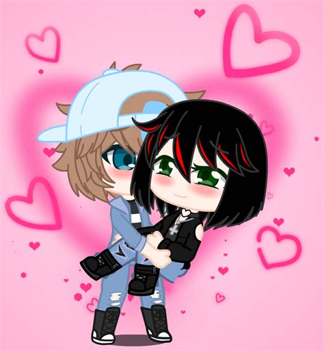 Carrying His Girlfriend Gacha Club By Arwenthecutewolfgirl On Deviantart