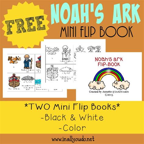 Noah’s Ark Mini Flip Book