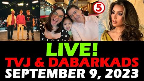 Eat Bulaga Tv 5 Live Streaming September 6 2023 Tito Vic And Joey Tvj And Dabarkads Youtube