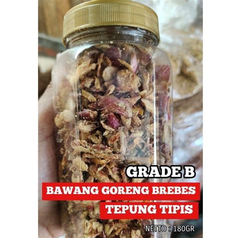 Jual Bawang Goreng Brebes Gr Murni Toples Kualitas Super Gr Super