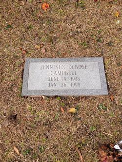 Jennings Dubose Jenks Campbell M Morial Find A Grave