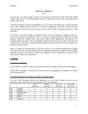 Cleaning Data In SPSS Lab 2 For SOCI 212 Statistics I Fall